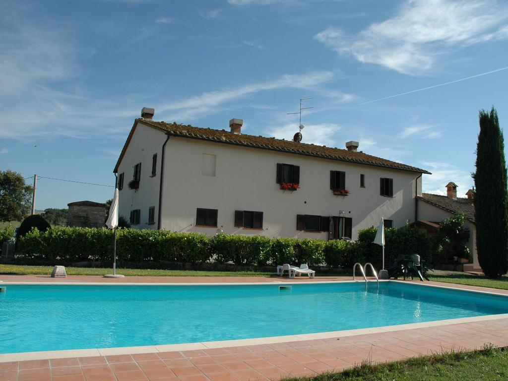 Spacious Farmhouse In Pienza With Swimming Pool Apartment Contignano Ngoại thất bức ảnh