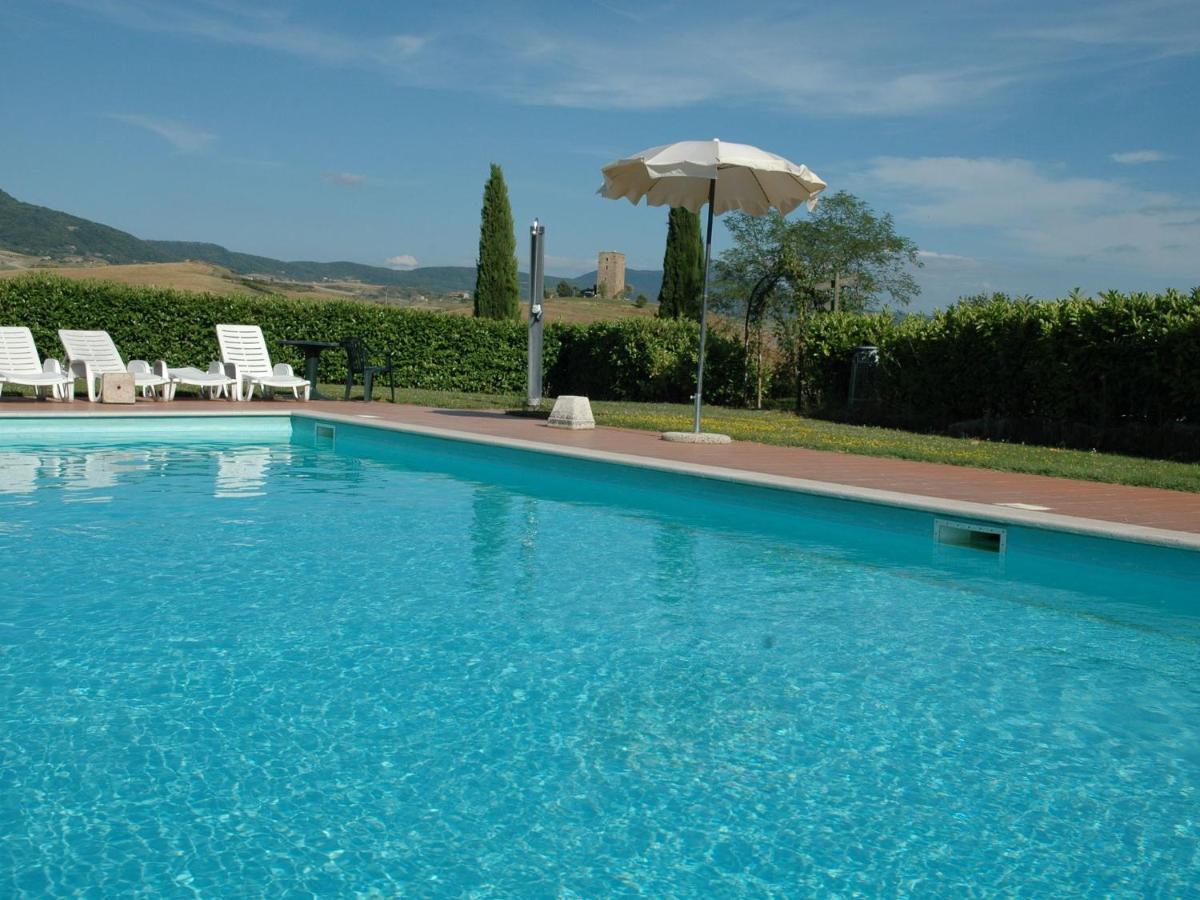 Spacious Farmhouse In Pienza With Swimming Pool Apartment Contignano Ngoại thất bức ảnh