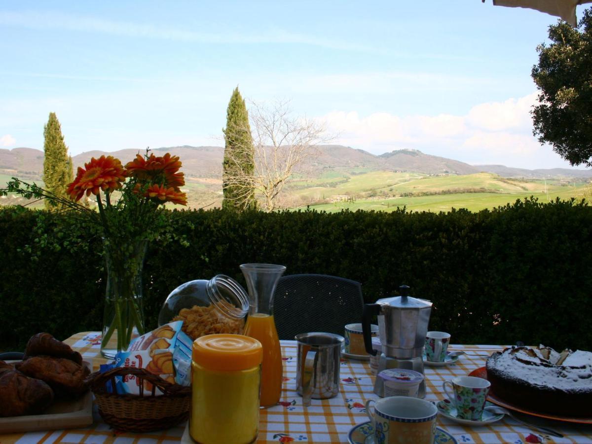 Spacious Farmhouse In Pienza With Swimming Pool Apartment Contignano Ngoại thất bức ảnh